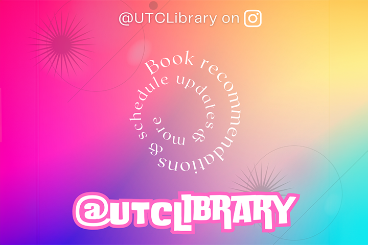 @UTCLIBRARY on Instagram: book recommendations, schedule updates, and more