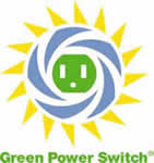 Sustainability Green Power Switch Logo