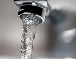 Water Faucet faucet with water coming out
