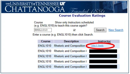 Student Results Screen 7