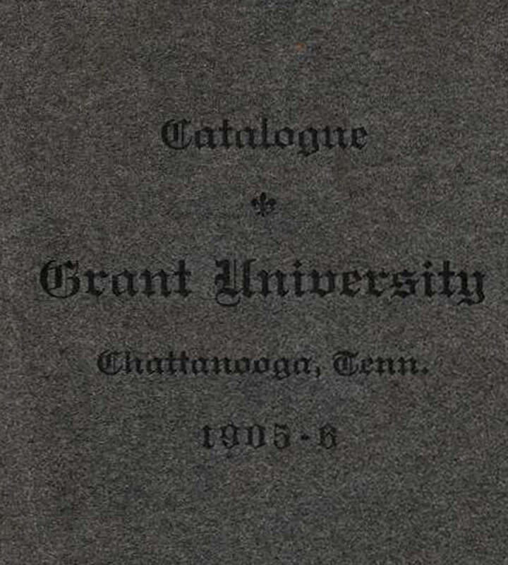 Source: Grant University Catalog, University Archives
