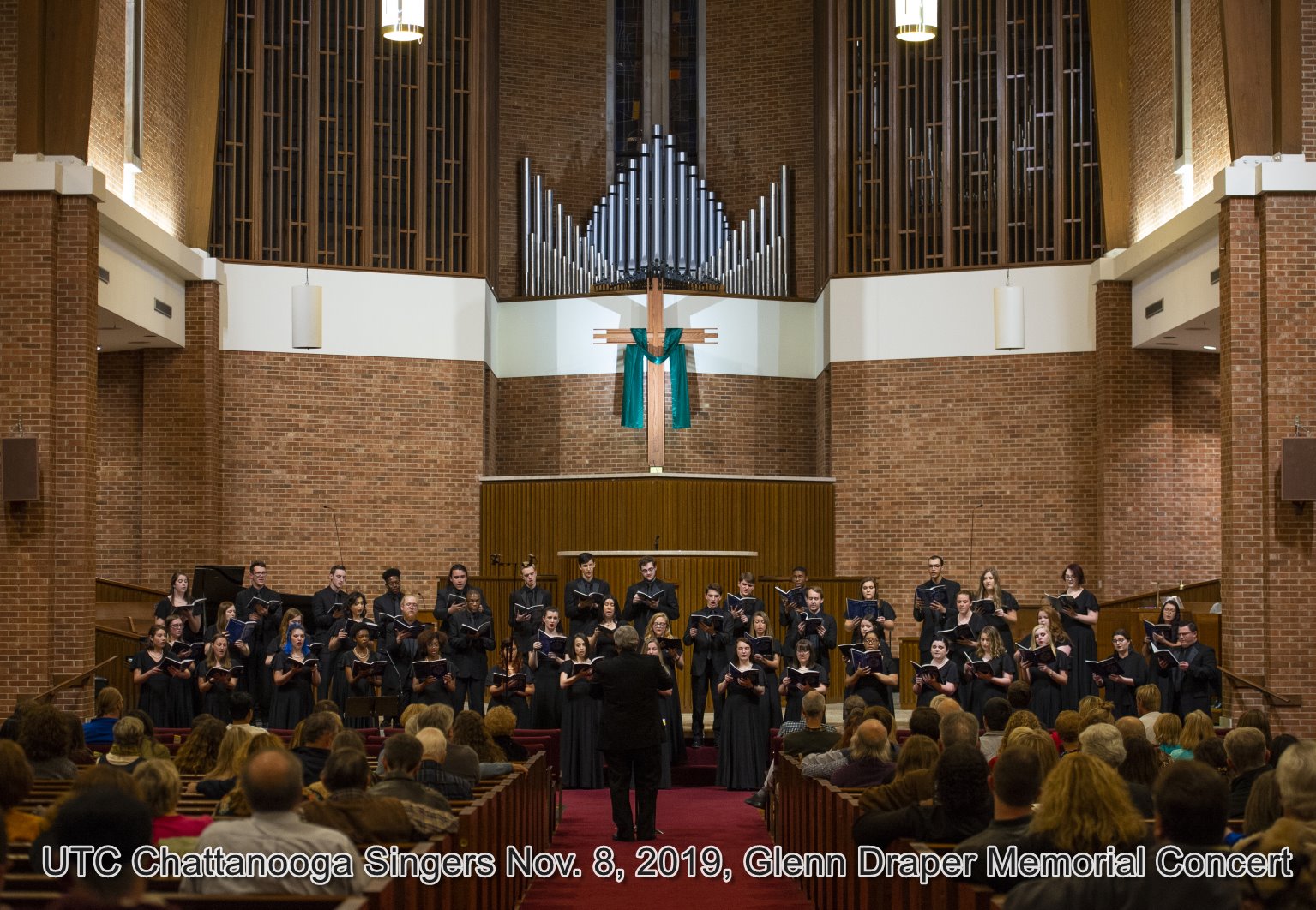 Chamber singers in a chapel