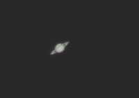 Saturn through the Jones Observatory telescope. Saturn through the Jones Observatory telescope.
