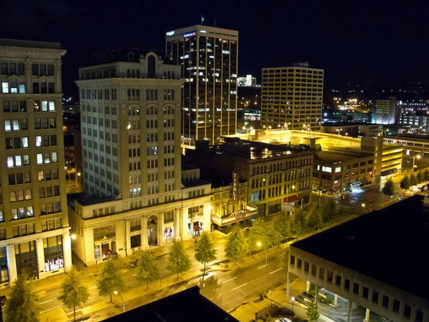 Downtown at Night Downtown at Night