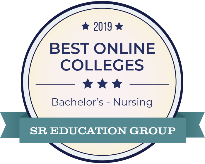Best Online Colleges Bachelor's Nursing Logo 2019