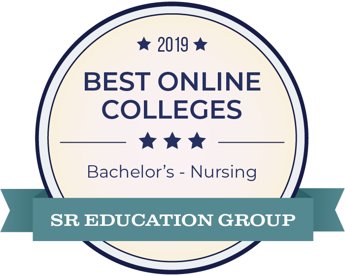 Best Online Colleges Bachelor's Nursing Logo 2019