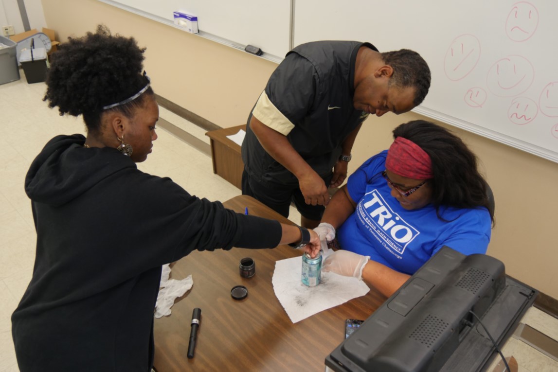 Fingerprinting academic and career counseling ubms three ubms students fingerprinting