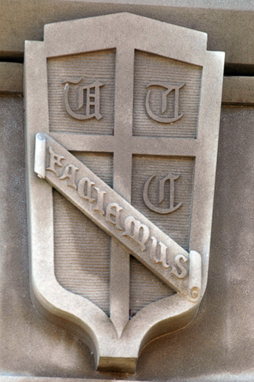 University Crest University Crest in stone