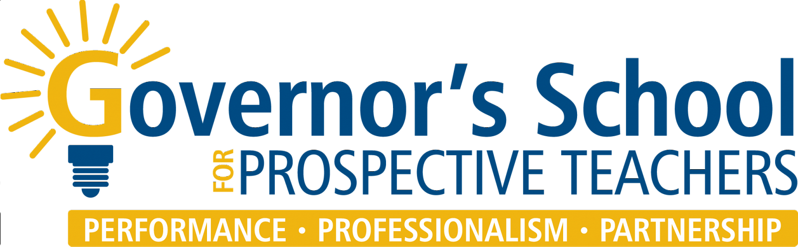 Governor's School for Prospective Teachers Logo Transparent