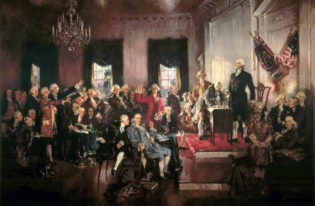 Signing of the declaration of independence
