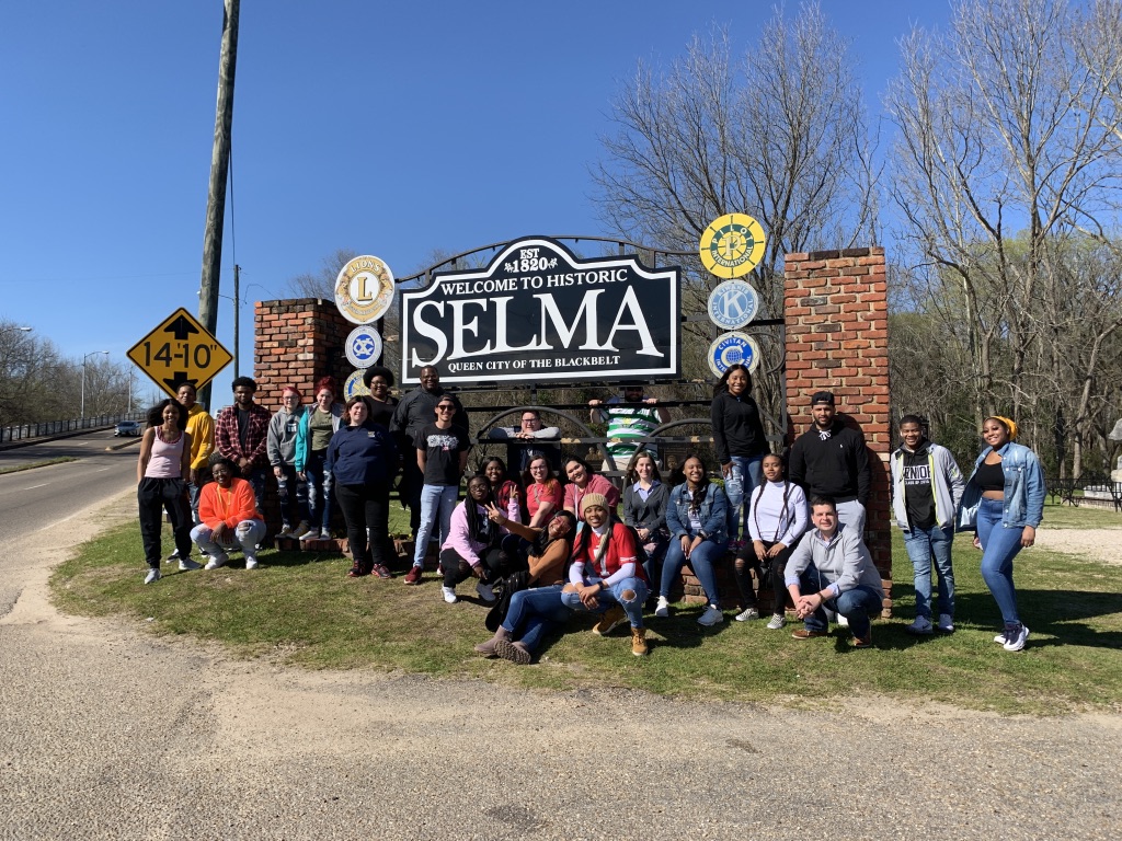 UTC students on trip to Selma