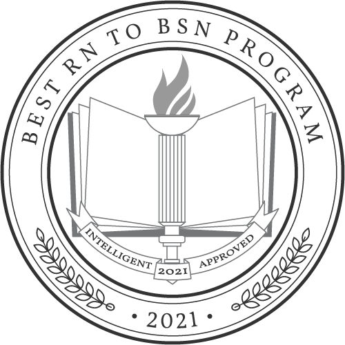 Best RN-BSN Badge by Intelligent.com Best RN-BSN Badge by Intelligent.com