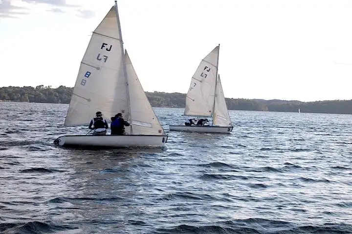 Students sailing
