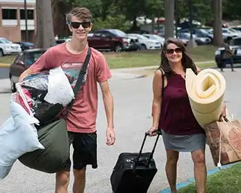 Student moving in