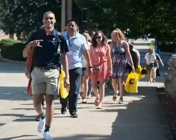Students on a tour