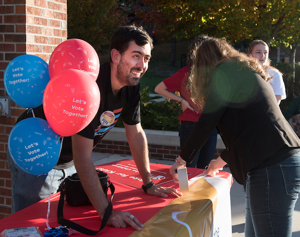 PSPS students at Moc the Vote event