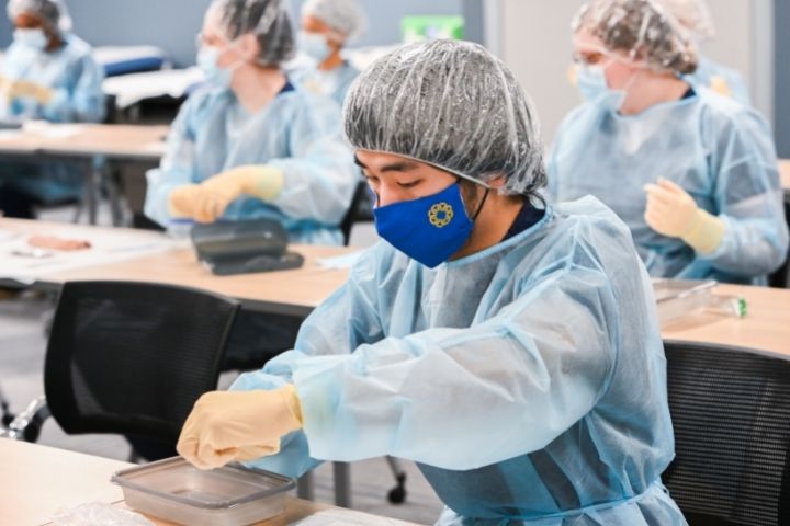 CMA Students working in classroom