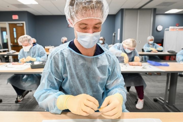CMA Students working in classroom
