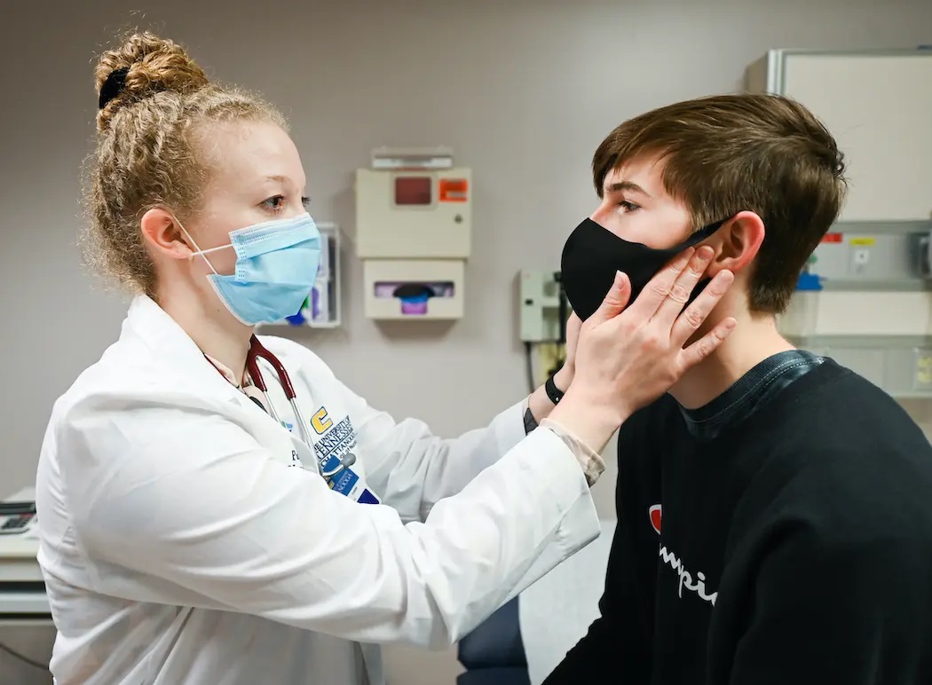 Nursing Student with Standardized Patient Actor