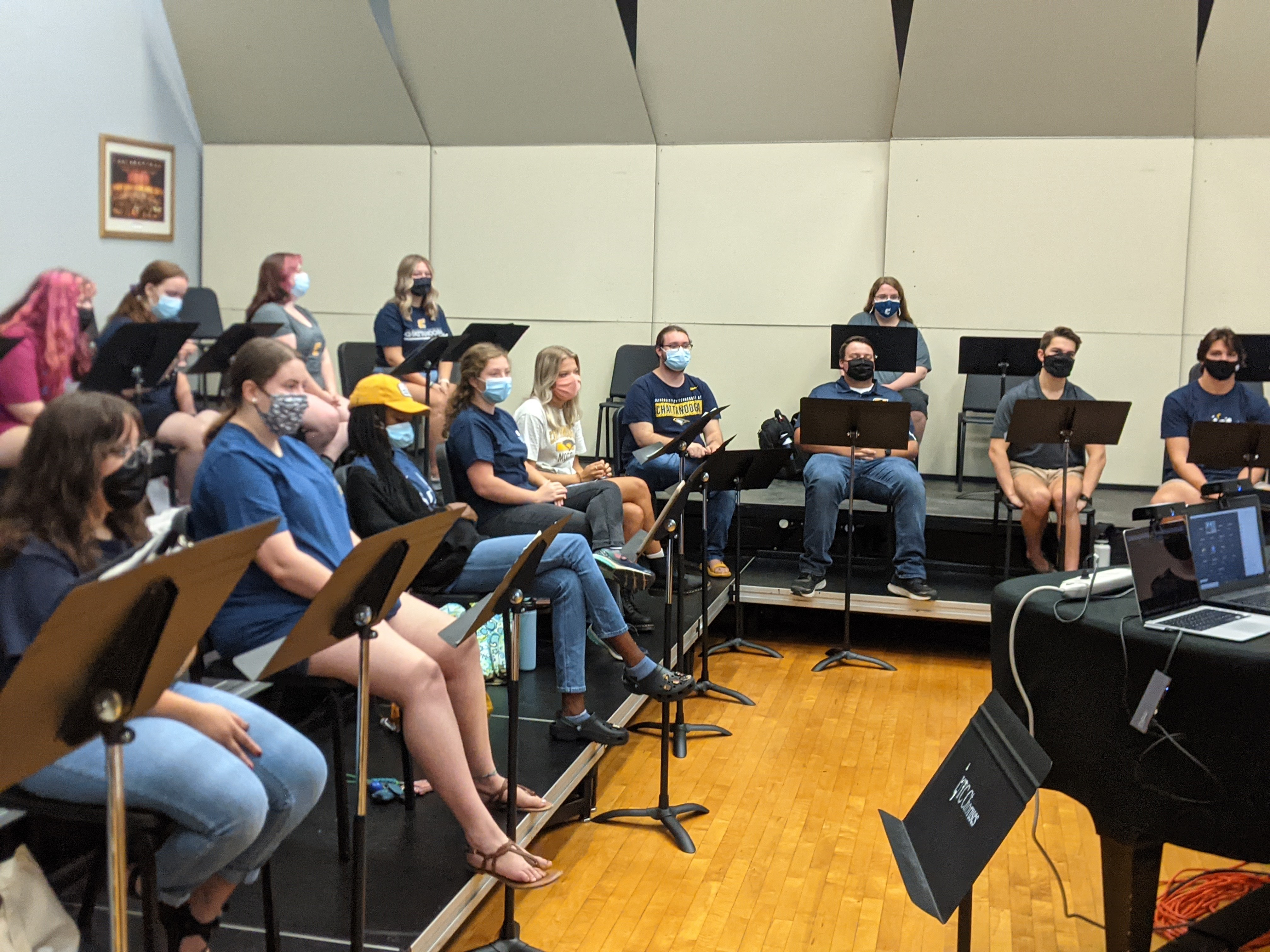 ETVA Chamber Singers Chamber Singers during ETVA prep clinic