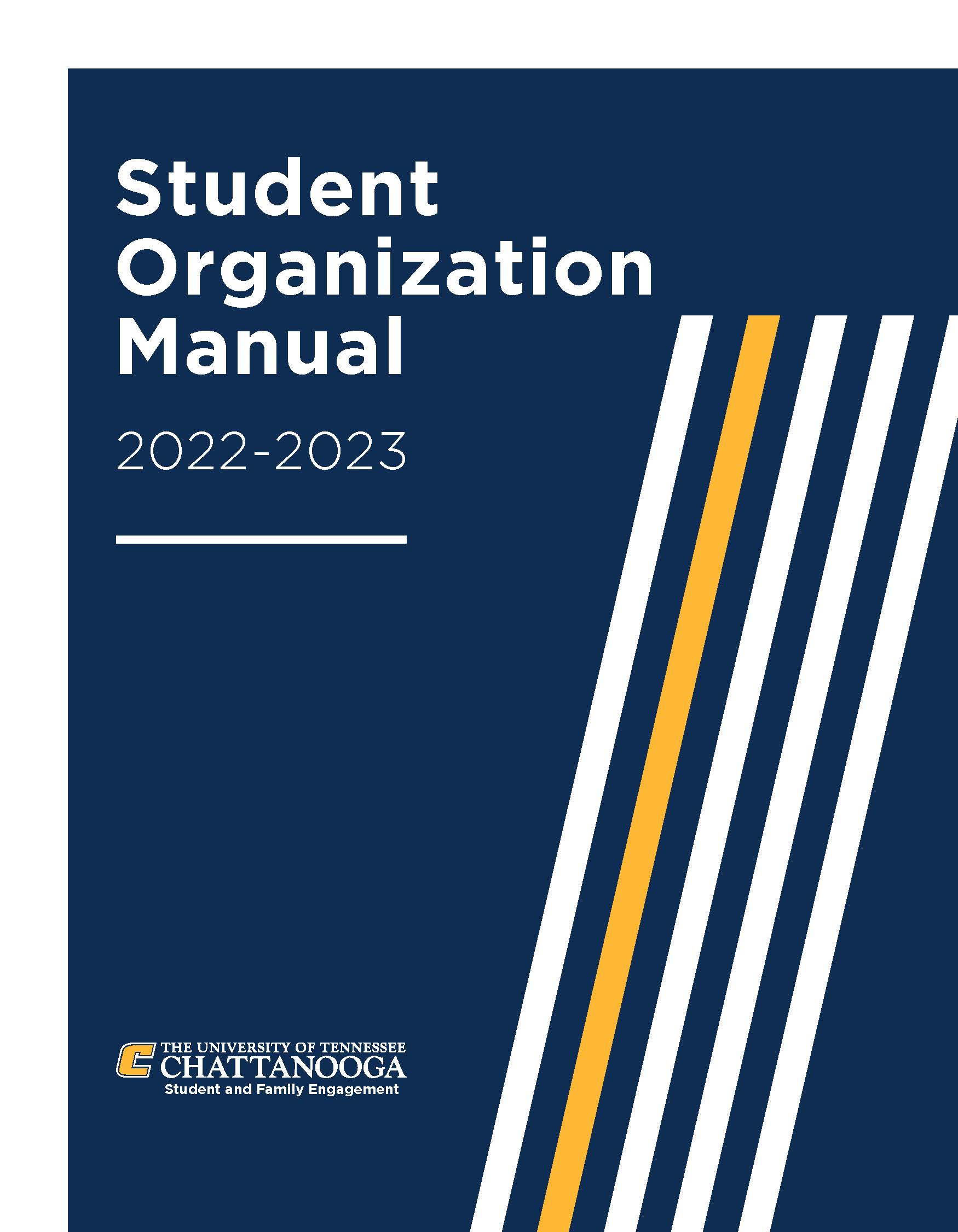 Student Organization Manual Cover