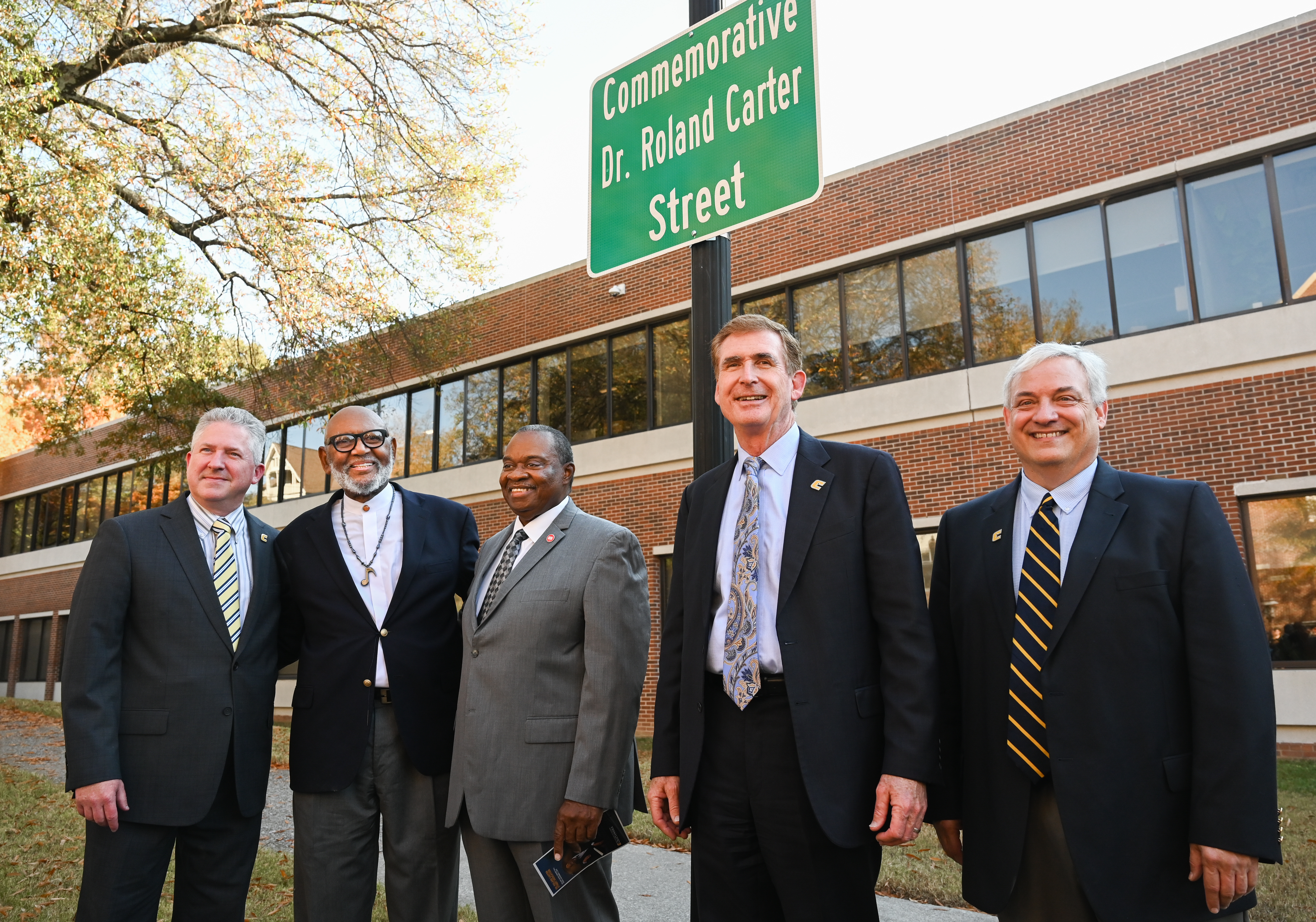 Dr. Roland Carter's street commemoration Dr. Roland Carter's street commemoration