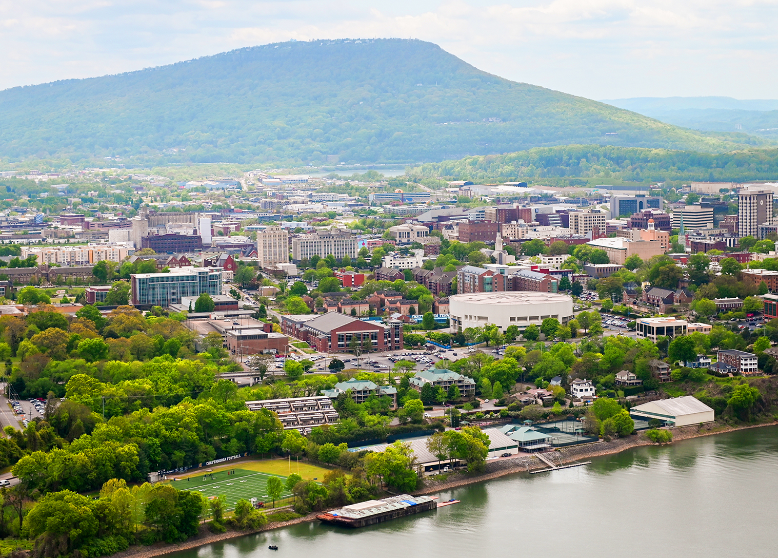 UTC Campus Aerial View