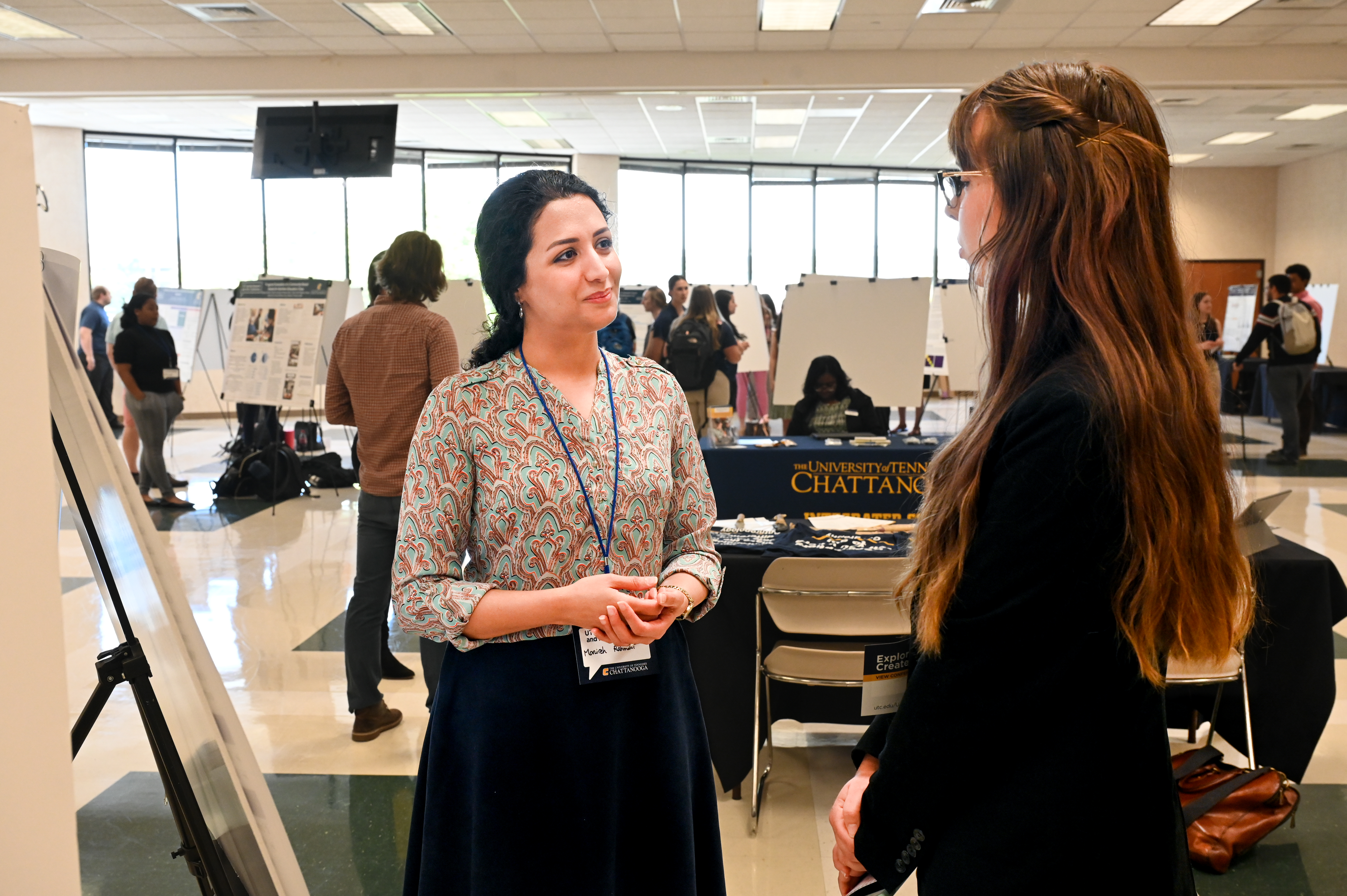 Monireh Rahmati presenting at the 2023 Spring Research and Arts Conference