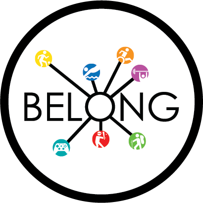 Belong Logo 2.0 - White Circle Design Belong Logo 2.0 - White Circle Design