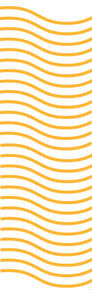 wavy gold stripes left