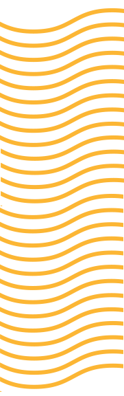 wavy gold stripes right