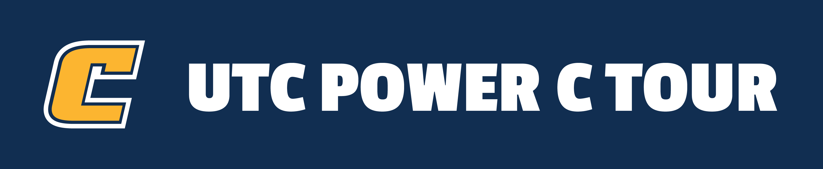 UTC Power C Tour Banner that reads UTC POWER C TOUR