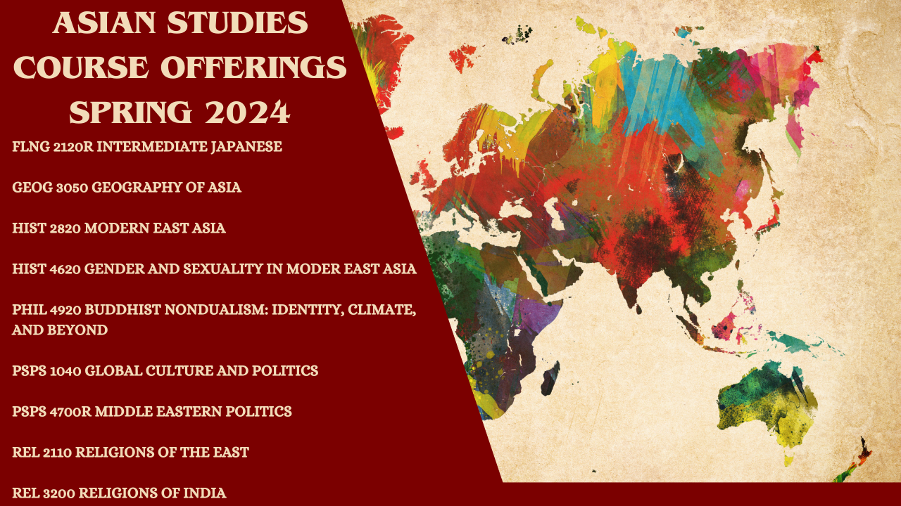 Poster for Spring 2024 course list