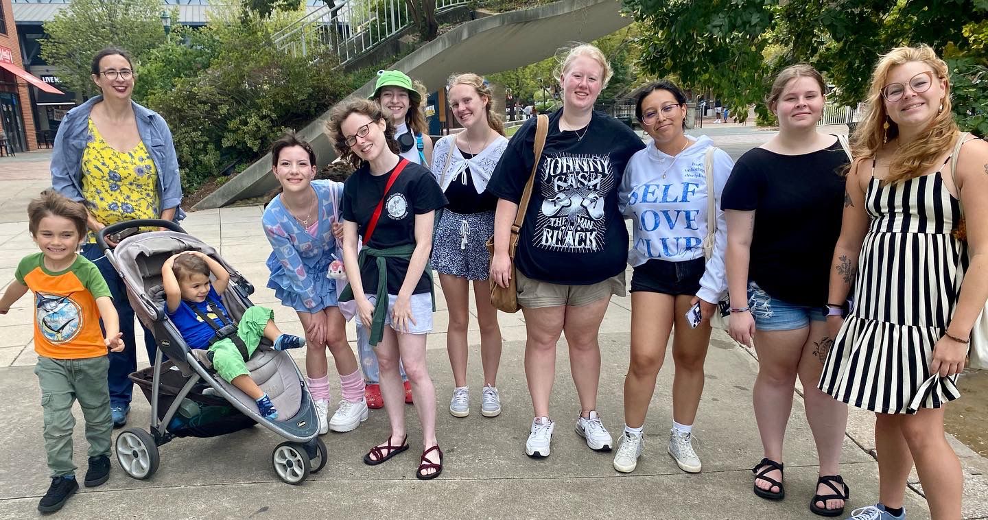 Members of Life Out Loud visited visit the aquarium together! Life Out Loud Aquarium Visit