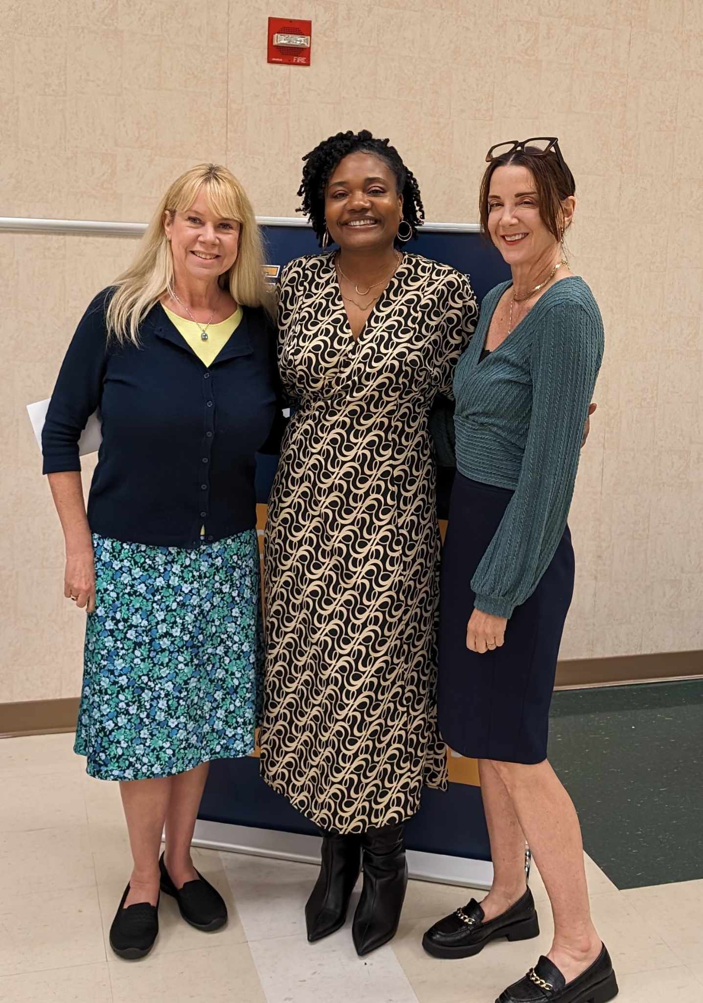 (L-R) Dr. Beech, Author Kesha Ajọsẹ Fisher, Dr. Palmer at Crossing Lines interdisciplinary conversation