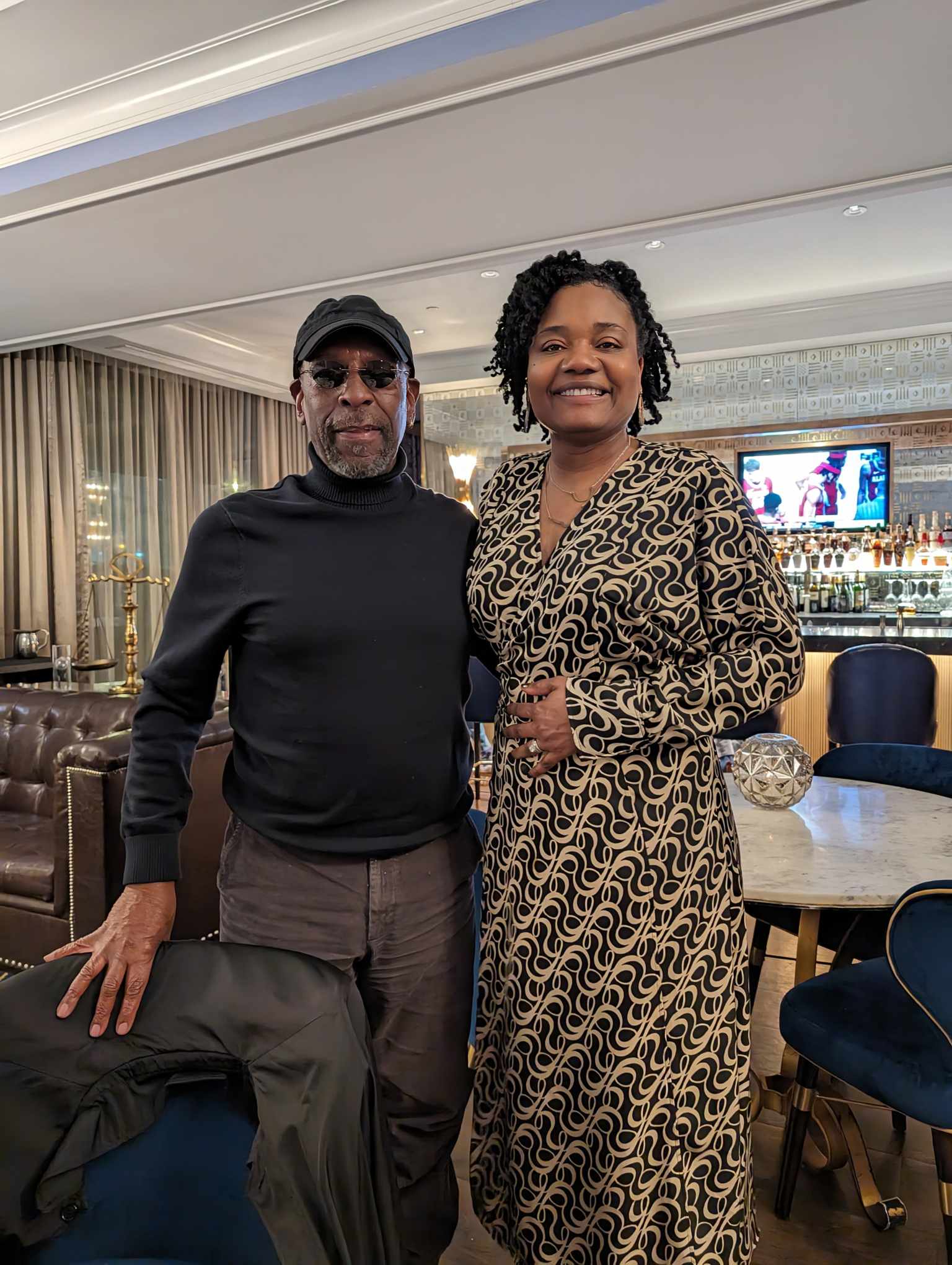 Prof. Earl Braggs and Kesha Ajọsẹ Fisher at Crossing Lines interdisciplinary conversation