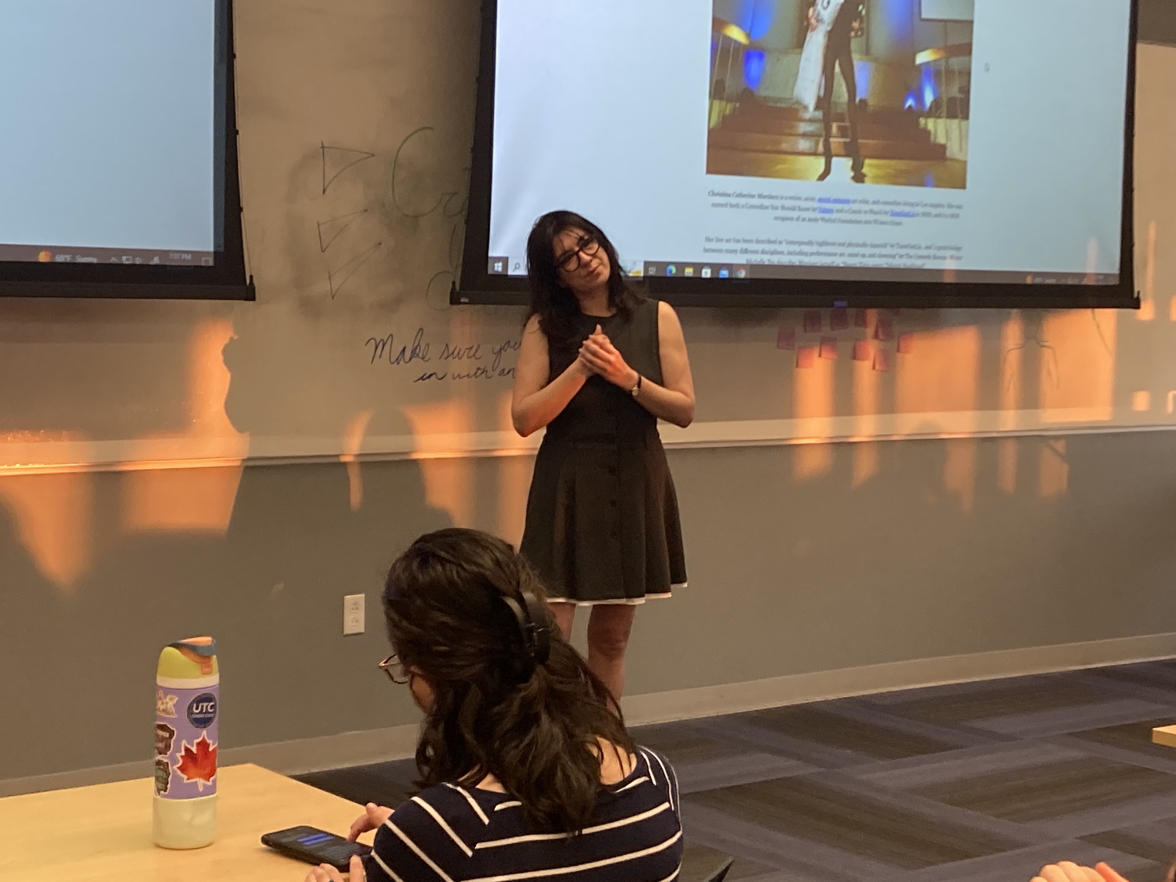 Sp24 Meacham Fellow Christina Catherine Martinez at &quot;Move, Dummy: Writing as Physical Practice&quot;