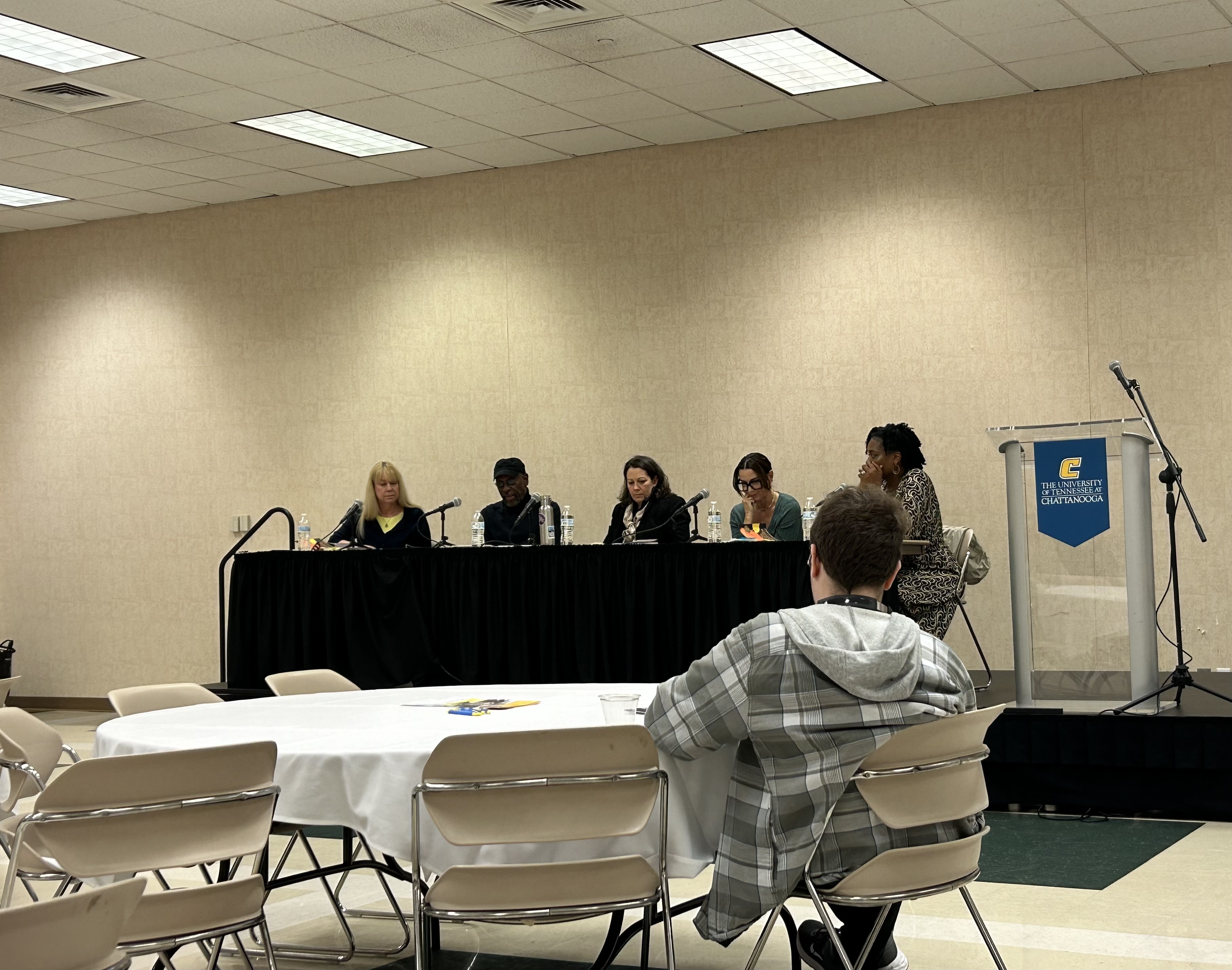 Panelists of Crossing Lines interdisciplinary conversation