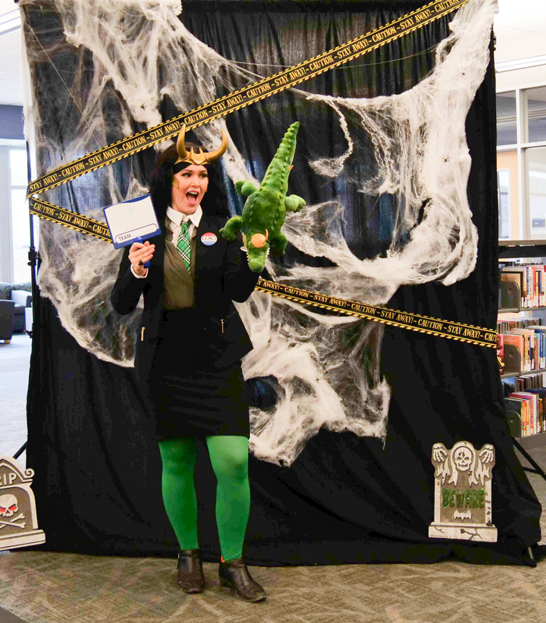 President Loki and alligator Loki