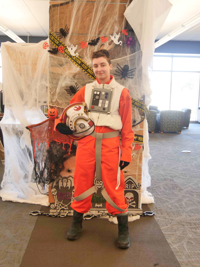 X-Wing fighter pilot from Star Wars