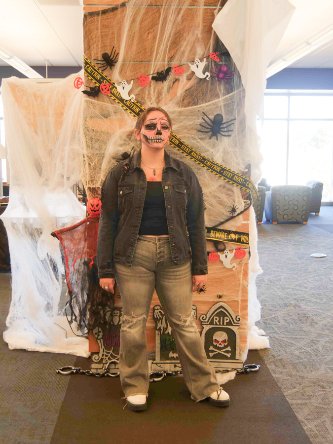 Bloody skeleton and how she died