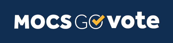 Blue MocsGoVote Blue MocsGoVote wordmark