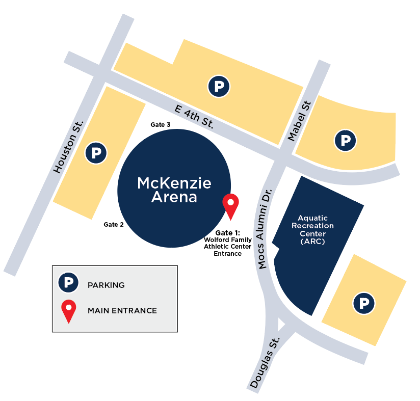 Wolford Center Exterior Map