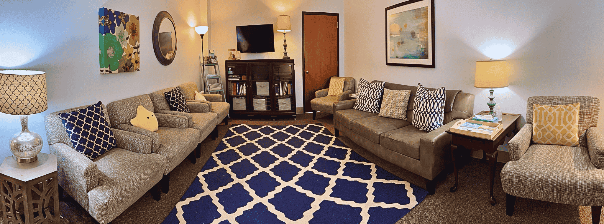 Photo of the UTC's Counseling Center waiting room.