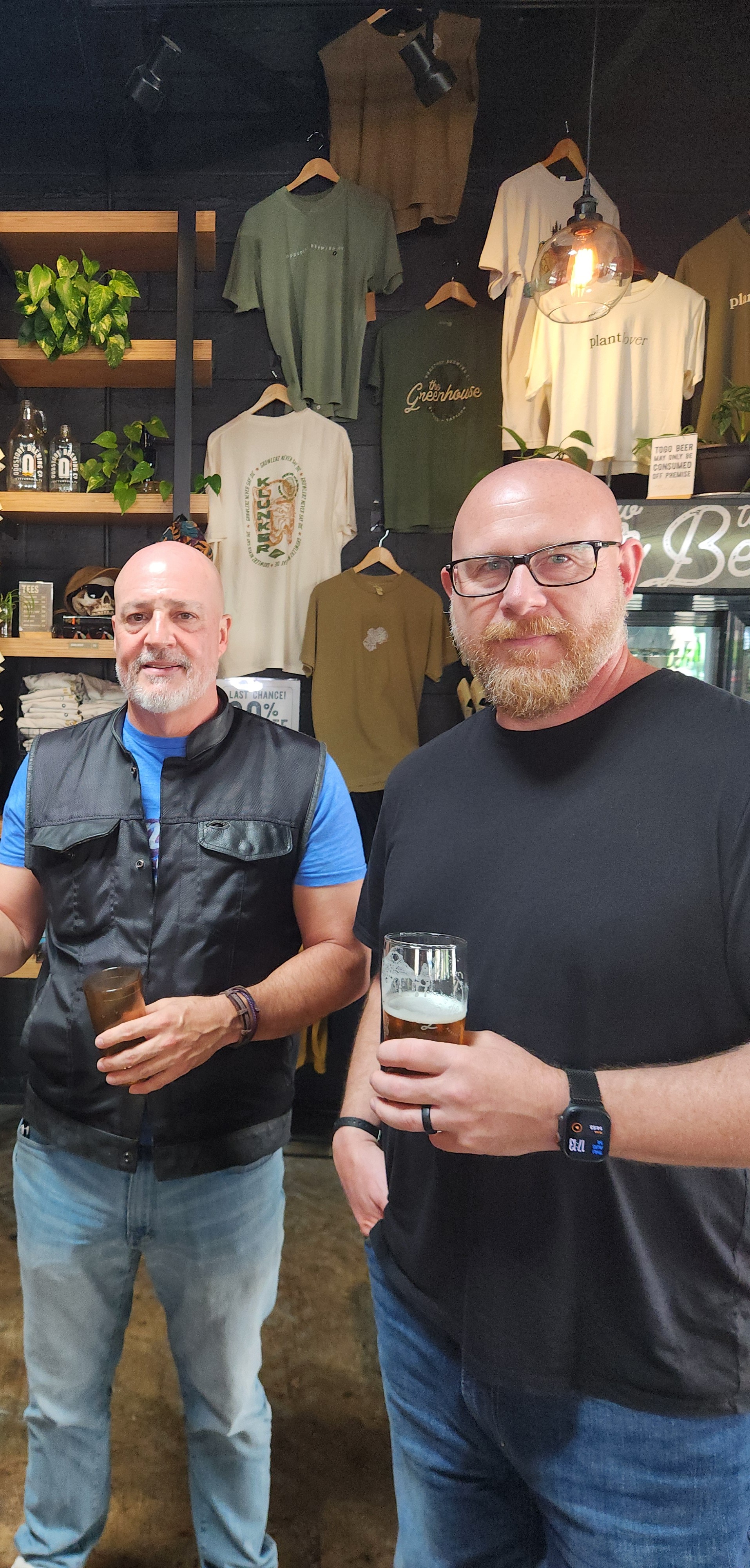 Graduate Social Night. Aug. 2025. Drs. Guy and Hunter