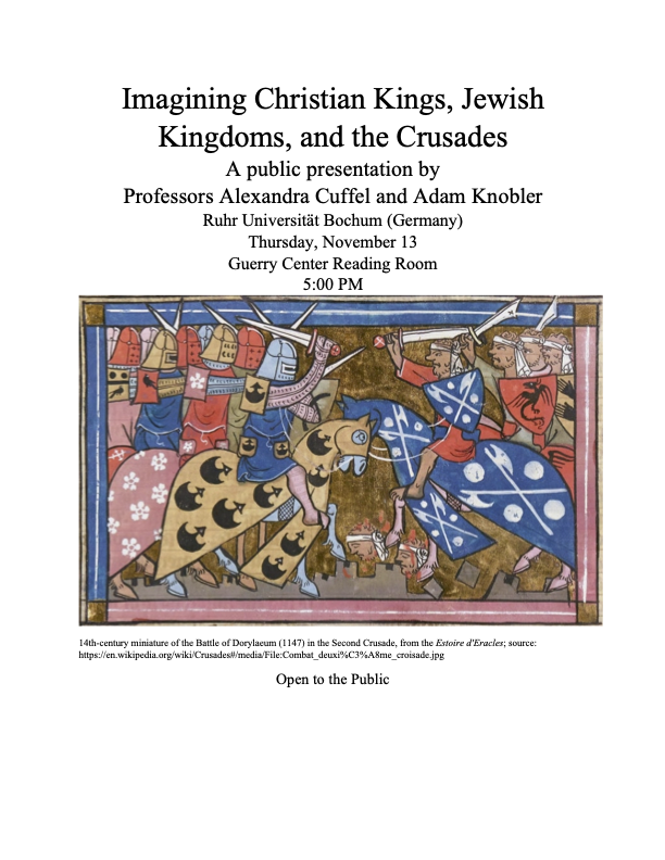 Flyer for talk Imagining Christian Kings