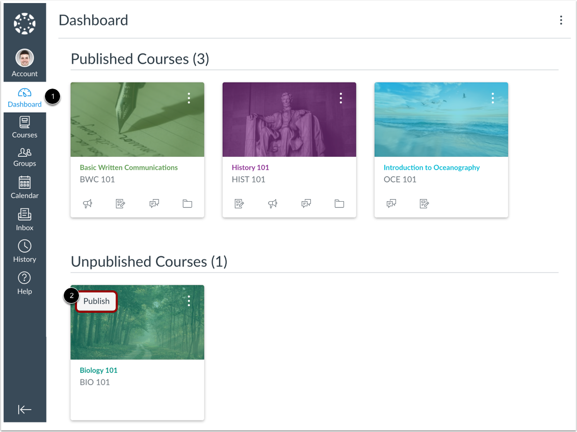 Canvas Course Publishing | University of Tennessee at Chattanooga