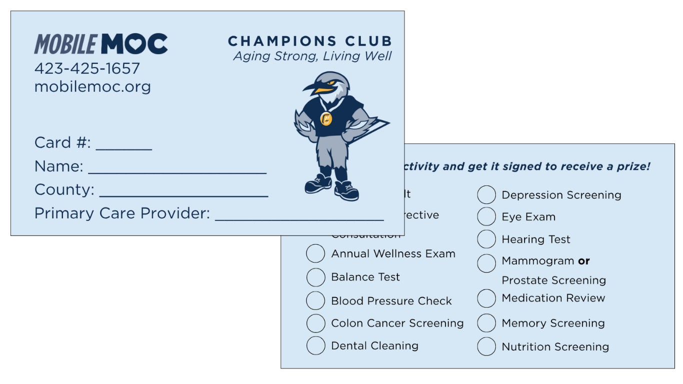 Champions Club info