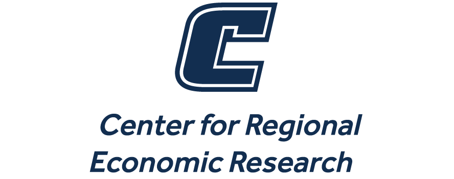 Logo for the Center for Regional Economic Research and the Power C.