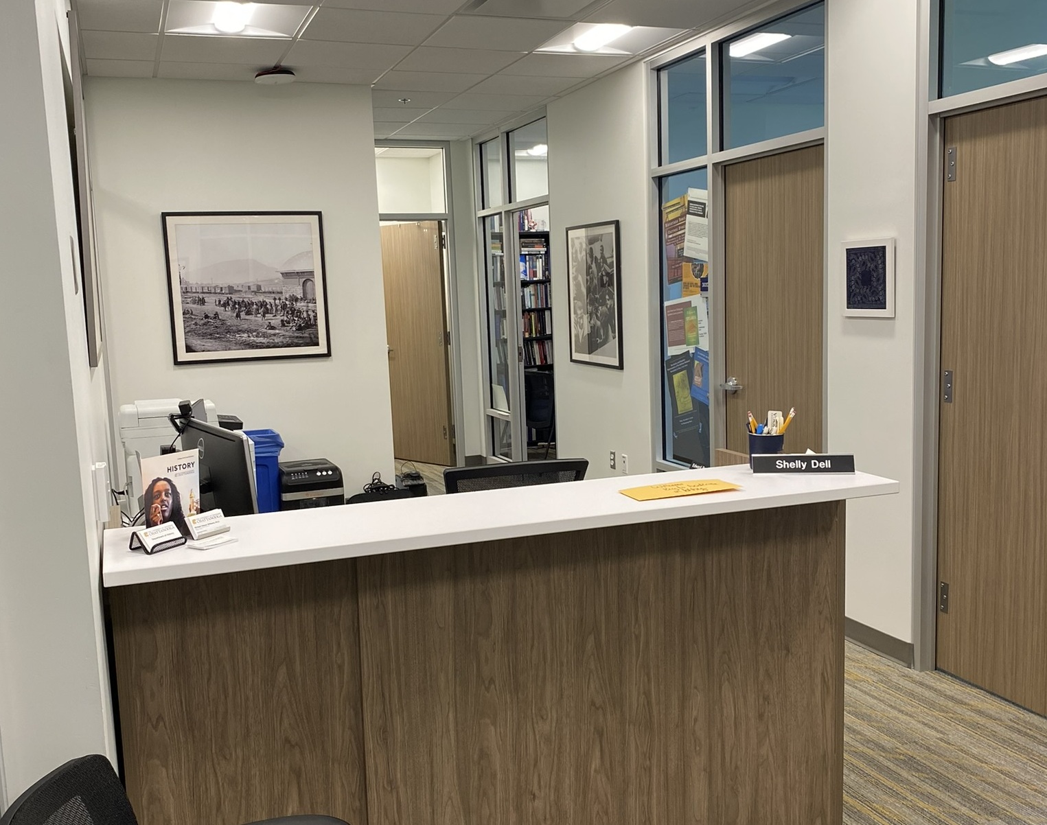 Photograph of an office
